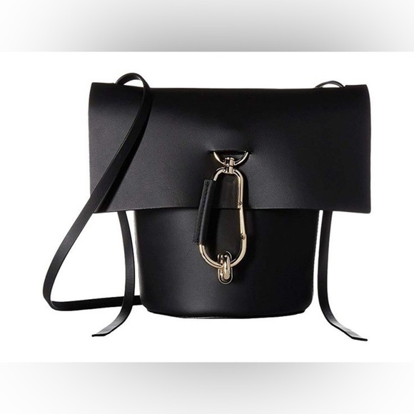 Zac Posen Handbags - Zac Posen Medium Belay Bucket Smooth Italian Leather Shoulder/Crossbody Bag